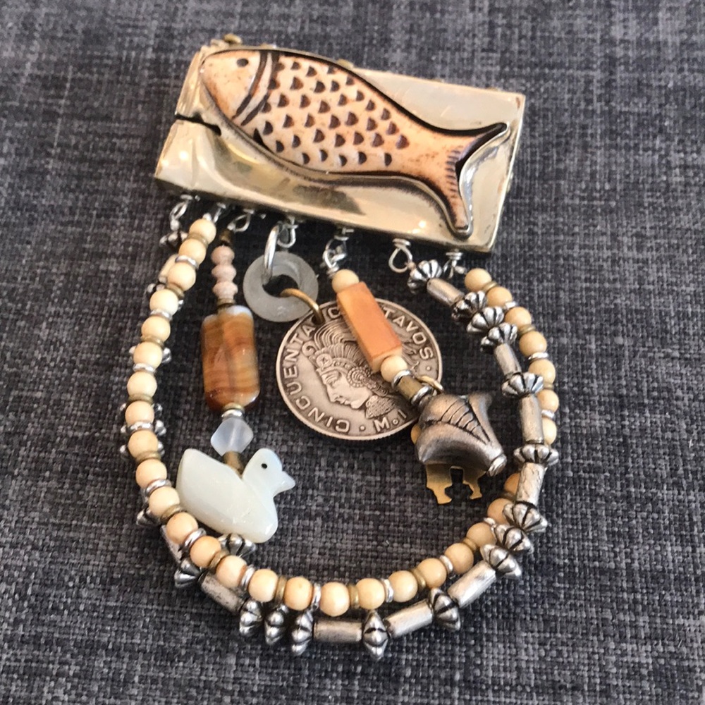 Vintage Fish Brooch